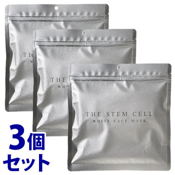 《セット販売》　THE STEM CELL ザ ステムセル ホワイト フェイスマスク (30枚)×3個セット WHITE シートマスク シート状美容マスク
