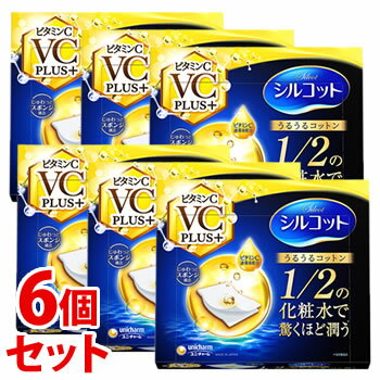 《セット販売》　ユニ・チャーム シルコット うるうるコットンビタミンC PLUS+ (40枚)×12個セット コットン　【送料無料】　【smtb-s】