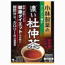 リニューアルに伴いパッケージ・内容等予告なく変更する場合がございます。予めご了承ください。 名　称 小林製薬の濃い杜仲茶 内容量 90g（3g×30袋） 特　徴 ◆杜仲茶100％ 残留農薬検査済み ノンカフェイン 煮出し用 ◆脂肪分0、カロリー0の健康茶なので、適切な食事制限、適度な運動による健康ダイエットのお供におすすめです ◆毎日続けられるスッキリとした飲みやすさ ◆こんな方に 脂肪分が気になる方に カロリーが気になる方に 塩分が気になる方に いつまでも若々しくいたい方に 原材料 杜仲茶 栄養成分表示 1.5Lあたり＊ エネルギー・・・0kcal たんぱく質・・・0g 脂質・・・0g 炭水化物・・・0g 食塩相当量・・・0g ゲニポシド酸・・・50-85mg カフェイン・・・0mg ＊ 水1.5Lに杜仲茶1袋（3g）を入れ、沸騰後10分間煮出した液について試験しました。 区　分 健康茶/中国製 ご注意 ◆本品記載の使用法・使用上の注意をよくお読みの上ご使用下さい。 販売元 小林製薬株式会社　大阪市中央区道修町4-4-10 お問合せ　お客様相談室　電話：0120-5884-02 広告文責 株式会社ツルハグループマーチャンダイジング カスタマーセンター　0852-53-0680 JANコード：4987072011508