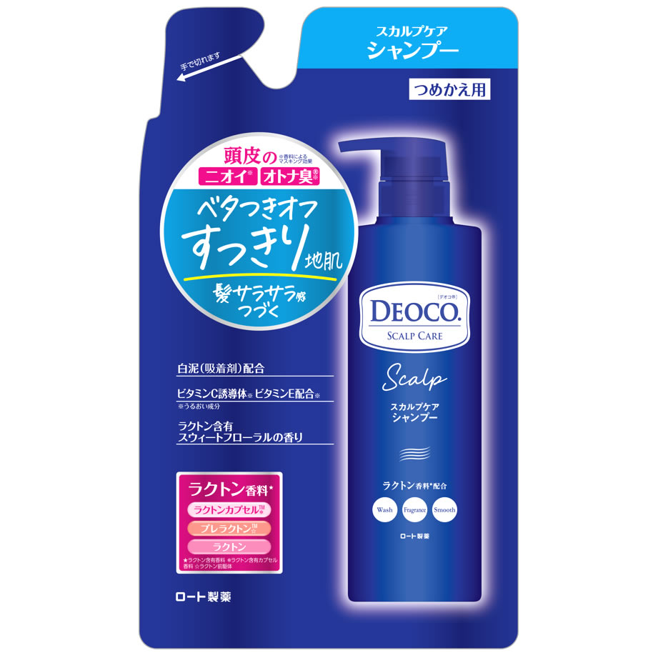 ロート製薬 DEOCO デオコ スカルプケアシャンプー つめかえ用 (370mL) 詰め替え用