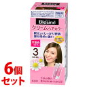 《セット販売》 花王 ブローネ クリームヘアカラー 3 明るい栗色 (1セット)×6個セット 白髪用ヘアカラー 白髪染め 【医薬部外品】