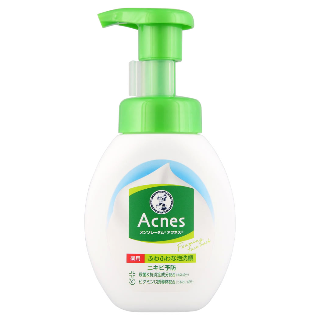 ロート製薬 メンソレータム アクネス 薬用ふわふわな泡洗顔 (160mL) 洗顔フォーム　【医薬部外品】