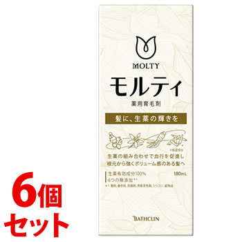 《セット販売》 バスクリン モルティ 薬用育毛剤 (180mL)×6個セット 生薬有効成分100% 【医薬部外品】 《セット販売》 バスクリン モルティ 薬用育毛剤 (180mL)×6個セット 生薬有効成分100% 【医薬部外品】