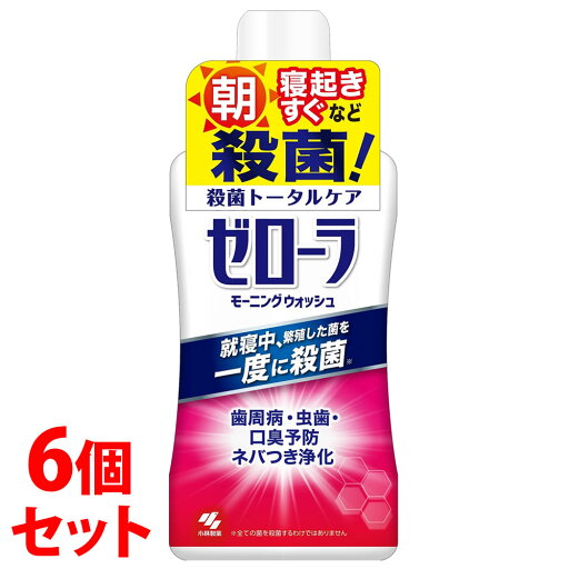《セット販売》 小林製薬 ゼローラ モーニングウォッシュ (450mL)×6個セット 液体ハミガキ 【医薬部外品】 《セット販売》 小林製薬 ゼローラ モーニングウォッシュ (450mL)×6個セット 液体ハミガキ 【医薬部外品】