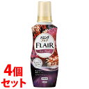 【特売】 《セット販売》 花王 ハミングフレア リッチフローラル 本体 (520mL)×4個セット 柔軟仕上げ剤 柔軟剤