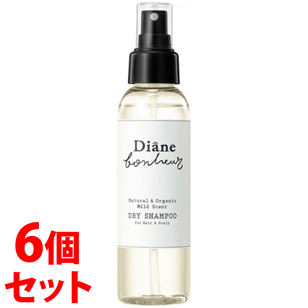 《セット販売》 モイストダイアン ダイアンボヌール ドライシャンプー 微香 (120mL)×6個セット 水のいらないシャンプー 防災 備蓄