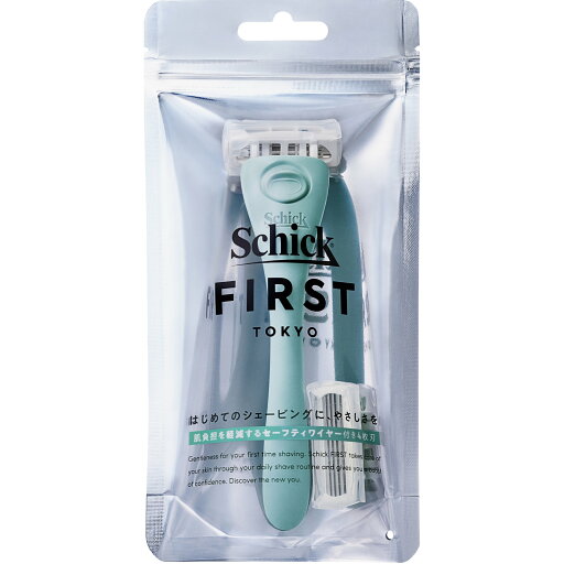シック ファースト シェービング ホルダー ミントグリーン (刃付き+替刃1個) 男性用 カミソリホルダー 本体 Schick シック ファースト シェービング ホルダー ミントグリーン (刃付き+替刃1個) 男性用 カミソリホルダー 本体 Schick