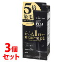 《セット販売》 マンダム ルシード カラーリンスPRO パーフェクトブラック (120g)×3個セット 染毛料