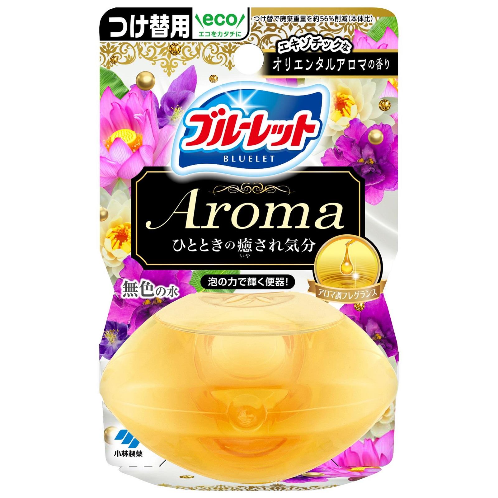 小林製薬 液体ブルーレット おくだけアロマ つけかえ用 オリエンタルアロマの香り (70mL) 付け替え用 トイレ用合成洗剤