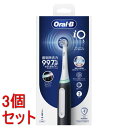 《セット販売》 P&G オーラルB iO3 マットブラック 電動歯ブラシ ブラシハンドル(1本)+ブラシヘッド(1本)×3個セット 丸型 回転ブラシ 【P&G...