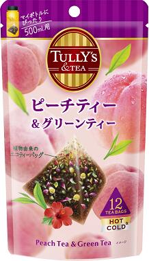 伊藤園 TULLY’S &TEA ピーチティー＆グリーンティー ティーバッグ 12袋