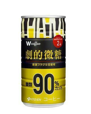 商品特長 “美味しさ”だけでなく、コーヒーポリフェノール（クロロゲン酸類）を2倍含有して “健康性”も兼ね備えた缶コーヒーです（※1）。 糖類を90％カット（※2）し、4カ国のコーヒーをブレンドした、劇的なおいしさに仕上げた微糖コーヒーです。 （※1）「日本食品標準成分表2015年版（七訂）」記載の抽出法を用いた当社抽出液におけるポリフェノール値に対し2倍 （※2）コーヒー飲料等通常品（7.5g/100ml）に比べ糖類90％減 原材料 牛乳、コーヒー、全粉乳、脱脂粉乳、砂糖 / 乳化剤、香料、カゼインNa（乳由来）、甘味料（アセスルファムK、スクラロース） 栄養成分 表示単位：100g当たり エネルギー10kcalたんぱく質0.6g 脂質0.3g炭水化物1.3g ナトリウム- ●その他の栄養成分 糖類 0.5g、食塩相当量 0.1g、カリウム 84mg、カフェイン 68mg アレルギー物質 乳　