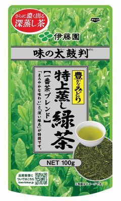 ☆北海道・九州も送料無料！伊藤園 味の太鼓判 特上蒸し緑茶700（一番茶ブレンド） 100g×10個セット