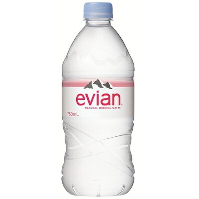 【2ケースまとめ買い】北海道・九州も送料無料！伊藤園 evian エビアン PET 750mL×24本セット（12本×2ケース）【ミネラルウォーター】【硬水】※沖縄・離島への発送は出来ません