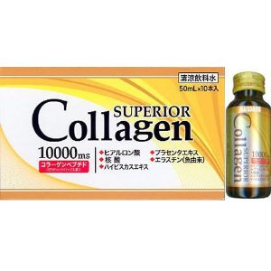 ☆フラコラと同じコラーゲン10,000mg+プラセンタエキス配合！福地製薬 コラーゲンスペリオール 50mL×120本セット