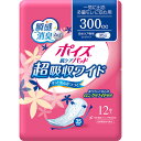 日本製紙クレシア ポイズ 肌ケアパッド 超吸収ワイド 一気に出る多量モレに安心用 300CC 12枚入