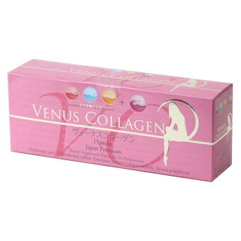 ☆内側から輝くコラーゲンサプリメント！ナチュラ ヴィーナスコラーゲン VENUS COLLAGEN 8粒×15包【合成着色料・防腐剤不使用、デルタマン硫酸・ヒアルロン酸・コンドロイチン配合】