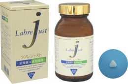 生きたまま届くことができるといわれている植物性乳酸菌であり、減少傾向にある善玉菌であるビフィズス菌を増やしてくれるといわれています。動物性乳酸菌L-カゼイ菌の10倍以上の強さをもつ事で知られる“ラブレ菌”は健康が気になる方におすすめです。 原材料名 ラブレ菌（Lactobacillus brevissubsp.coagulans）、ポリデキストロース、セルロース、ショ糖脂肪酸エステル お召し上がり方 1日6粒を目安に、水またはお湯でお召しあがりください。 広告文責　有限会社十字堂薬品　電話　03-3801-5106 商品区分　健康食品・日本製 製造販売元　明治薬品株式会社　富山県富山市三郷6番地　