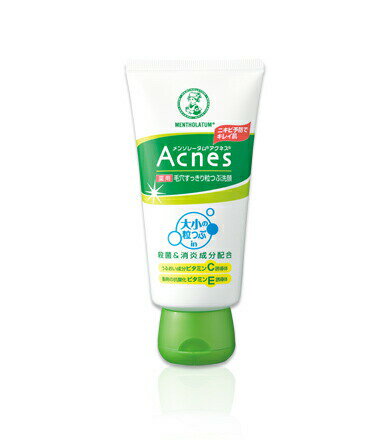 ロート製薬 メンソレータムアクネス 薬用毛穴すっきり粒つぶ洗顔 130g