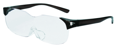 ☆両手が自由に使えるメガネタイプルーペ！SMARTEYE（スマートアイ） SM-01-1 ダークグレー 1.6倍