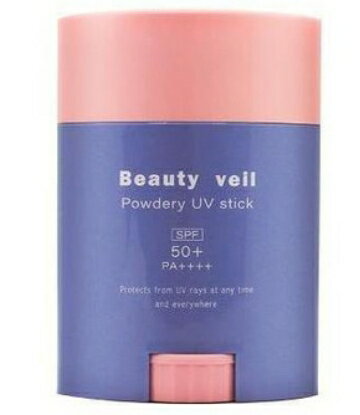 ビューティヴェール 日焼け止め スティック ☆手を汚さずに直接塗れる！Beauty veil（ビューティヴェール） パウダリーUVスティック フローラルムスクの香り 20g