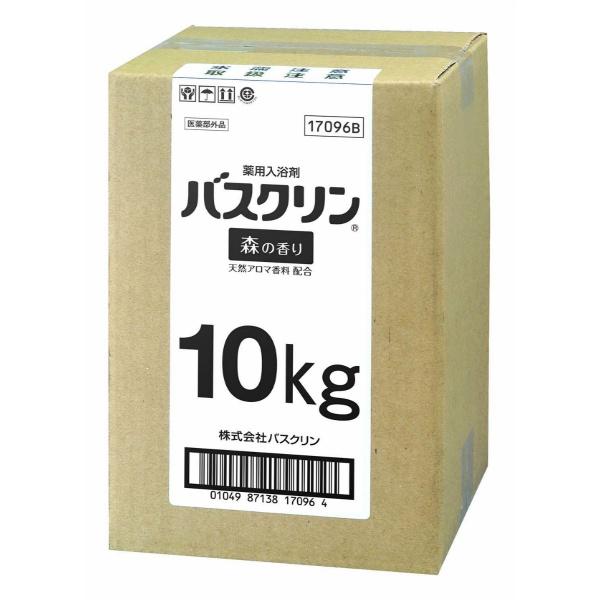 バスクリン 森の香り ウッディグリーンのお湯 透明タイプ 業務用 10kg缶 注文個数によりお届け日が変わることがあります 