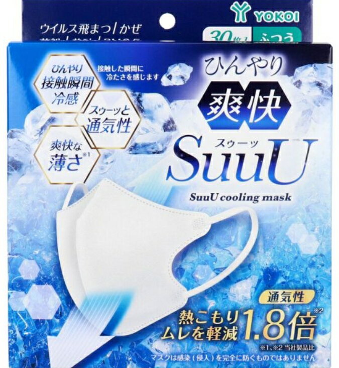 お得な6個セット！【送料無料】ひんやり爽快 SuuU ふつうサイズ 30枚入