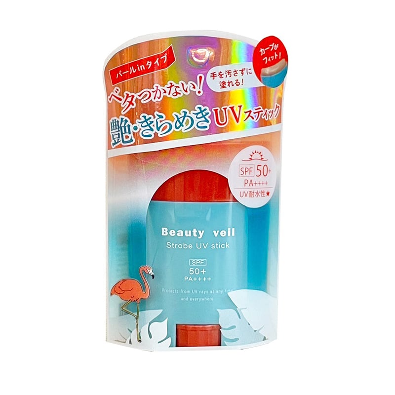 ビューティヴェール 日焼け止め スティック ☆手を汚さずに直接塗れる！Beauty veil（ビューティヴェール）ストロボUVスティックR2 フローラルムスクの香り 20g