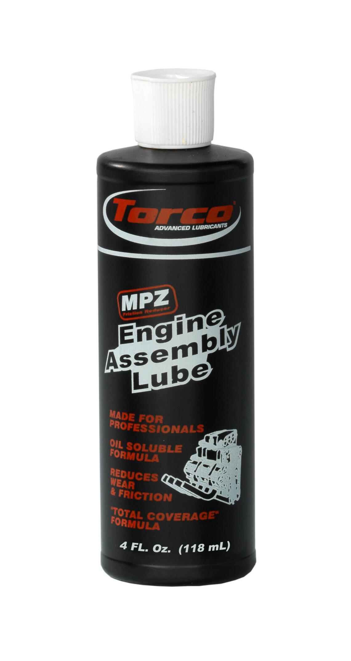 正規輸入品 TORCO MPZ Engine Assembly Lube 4 oz. トルコオイル MPZ エンジンアッセンブリルブ エンジン組み付け、組み立て オーバーホール、リビルド、レストアなどに