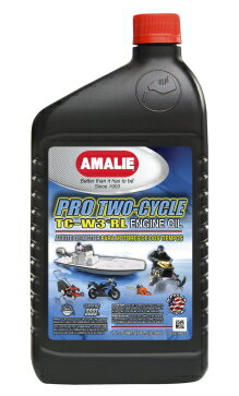 アマリー プロ2サイクル AMALIE PRO TWO-CYCLE 2スト用エンジンオイル 鉱物油 分離混合両用 20W-20 ベスパ、ランブレッタ、ラビット等の鉄スク バギー、スノーモービル、ジェットスキー、船外機にも 1QT（946ml）