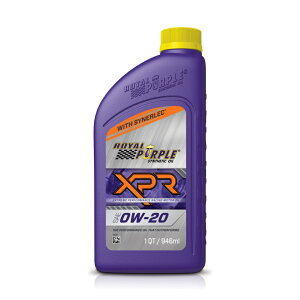 正規輸入品 ロイヤルパープルXPR 0W-20 ROYAL PURPLE SYNTHETIC OIL XPR スポーツ走行、サーキット走行用エンジンオイル 1QT（0.946L）