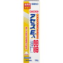 商品詳細 ●ビタミンEの血行促進作用により、ピンク色で理想的な歯ぐきに近づきます。 ●3種の天然ハーブ（カミツレ、ラタニア、ミルラ）を配合。 ●歯ソーノーロー、歯肉炎の原因となる「嫌気性菌」にすぐれた抗菌力を発揮して、歯ぐきの出血、はれ、口臭などをしずめます。 ●研磨剤無添加。歯と歯ぐきのスキマ（歯周ポケット）に歯石のもとを残しません。 ●初めての方にも使いやすいフルーツミントフレーバーです。 成分・分量・用法 成分・分量 カミツレチンキ1．25％ ラタニアチンキ1．25％ ミルラチンキ0．62％ トコフェロール酢酸エステル（ビタミン）2．0％ 用法及び用量 【使用方法】 適量を歯ブラシにつけて、1日2回（朝・夕）歯肉をマッサージするように磨きます 剤型・形状 口腔用外用剤 効能 効能・効果 歯肉炎・歯槽膿漏の諸症状（口のねばり・歯ぐきのむずがゆさ・はれ・発赤・歯ぐきからのうみ・出血・口臭）の緩和。 使用上の注意 使用上の注意点 （1）定められた用法・用量を厳守してください。 （2）小児に使用させる場合には、保護者の指導監督のもとに使用させてください。 （3）一般の歯みがきと同じようにブラッシングした後、水ですすいでください。 （4）歯科用にのみ使用してください。 使用上の相談点 1. 次の人は使用前に医師、歯科医師、薬剤師又は登録販売者にご相談ください （1）医師又は歯科医師の治療を受けている人。 （2）薬などによりアレルギー症状を起こしたことがある人。 （3）次の症状のある人。 ひどい口内のただれ 2. 使用後、次の症状があらわれた場合は副作用の可能性がありますので、直ちに使用を中止 し、この文書を持って医師、薬剤師又は登録販売者にご相談ください 【関係部位・・・症状】 皮膚発疹・発赤・・・かゆみ 3.しばらく使用しても症状がよくならない場合は使用を中止し、この文書を持って医師、歯科 医師、薬剤師又は登録販売者にご相談ください 保管および取扱上の注意点 （1）直射日光の当たらない湿気の少ない涼しい所に密栓して保管してください。 （2）小児の手の届かない所に保管してください。 （3）他の容器に入れ替えないでください。　（誤用の原因になったり品質が変わるおそれがあります。） （4）　乾燥するとかたまって出にくくなりますので、使用後は、キャップをしっかり　しめてください。 （5）寒さで硬くなり出し難い場合は、常温で保管すると出し易くなります。 （6）　チューブの末端部分が鋭くなっておりますので、ご使用の際に怪我をしないようご注意ください。 （7）使用期限をすぎた製品は、使用しないでください。 製品お問い合わせ先 佐藤製薬株式会社 お客様相談窓口 〒107−0051 東京都港区元赤坂1−5−27 AHCビル 電話 03−5412−7393 受付時間 9：00〜17：00（土、日、祝日を除く） ●メーカー 　　 佐藤製薬●区分　　　　　日本製・第3類医薬品 ●分類　　　　　歯周病薬●広告文責　　株式会社ルージュ 03-3980-1585※画像はイメージ画像となっております。