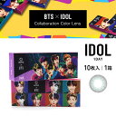 カラコン ワンデー MTPR×BTS 1DAY IDOLシリーズ 1箱 10枚入 