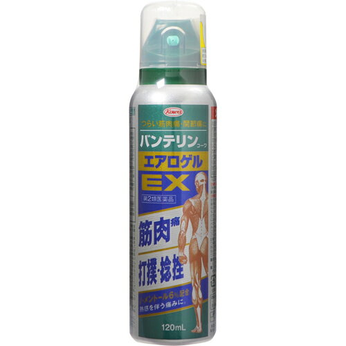 楽天薬ルージュ【第2類医薬品】 興和 バンテリンコーワ エアロゲルEX 120mL 【送料込/メール便発送】【セルフメディケーション節税対象品】