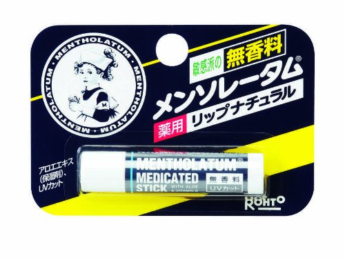 【メール便対象品】【医薬部外品】 ロート製薬 メンソレータム 薬用リップナチュラル 4.5g