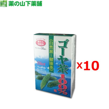 【送料無料】【お得な10個セット】ゴーヤ茶100％ 3g×30袋【健康茶】