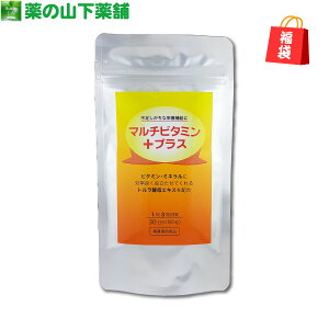 【福袋】マルチビタミン＋プラス (180球) 12種類のビタミン、ミネラルにFDA認定 "トルラ酵母" を配合！【販売期間 11/25〜1/14】