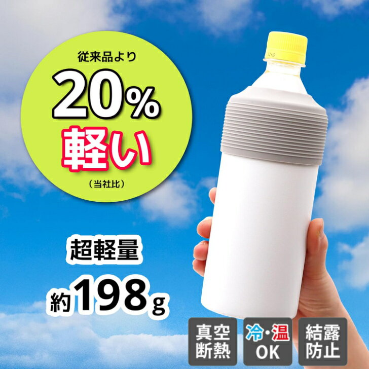 【大人気】無地 シンプル 真空保冷 超軽量 ペットボトルホルダー ドリンクホルダーに入る クーラー ケース タンブラー 真空 断熱 500～600ml対応 真空二重構造 保冷 保温 軽量 デスクワーク ドライブ アウトドア スポーツ サウナ ゴルフ 学校 部活動