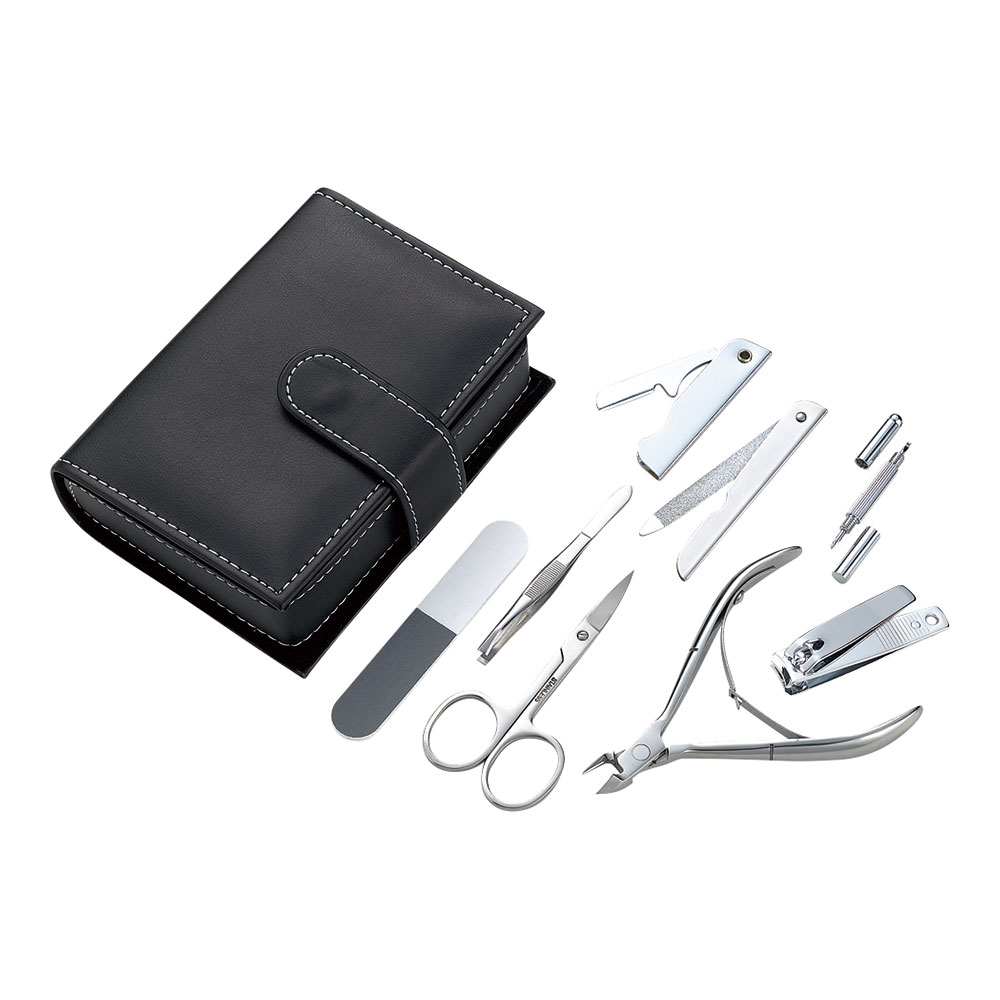 メンズケア8点セット 簡易ナイフ ニッパ型爪切り 毛抜き 折り込みヤスリ ヤスリ ミニドライバー ハサミ 爪切り 結婚お祝い 出産内祝い 敬老の日 結婚引出物 ...