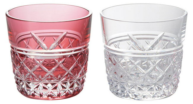 カガミクリスタル KAGAMI 江戸切子 ペア冷酒杯「結」 内祝い 出産内祝い 結婚記念品 結婚内祝い 快気祝い お祝い 引越お祝い 父の日 母の日のサムネイル