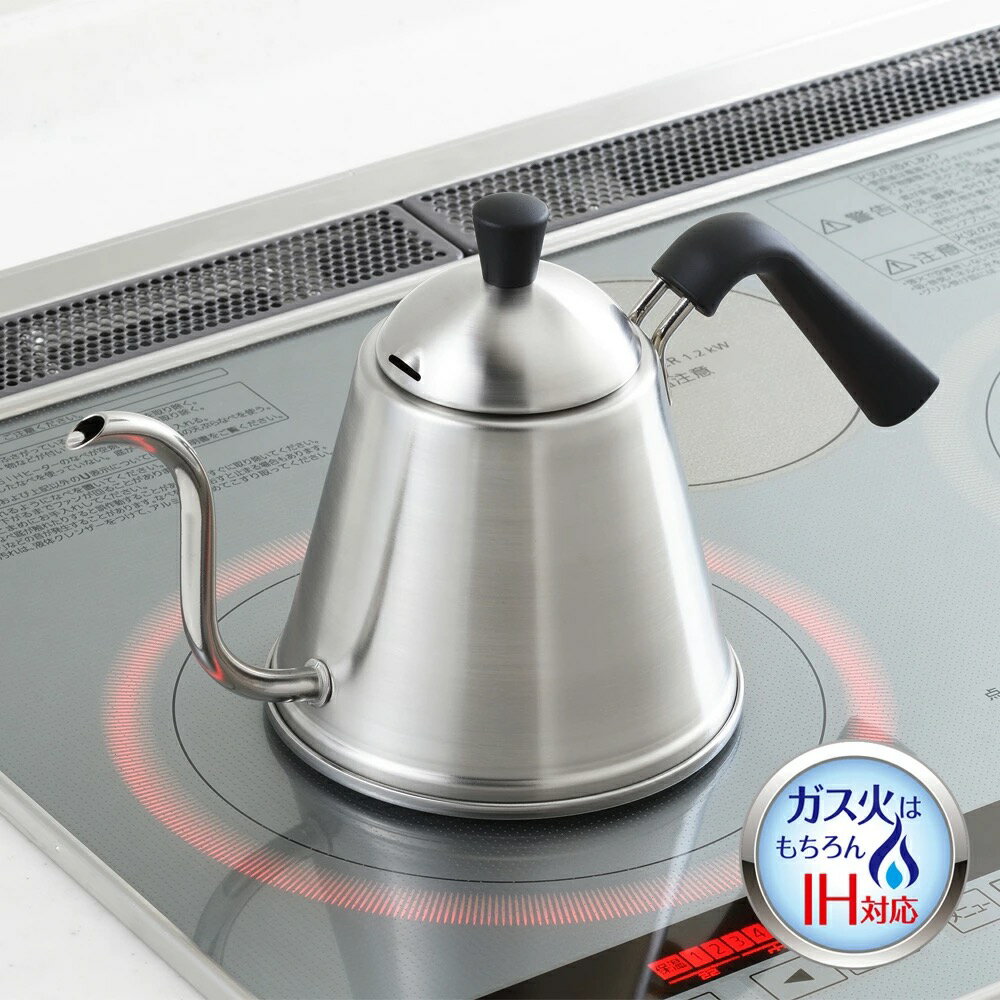 郷技 ステンレスドリップポット 1．1L YJ2557 1214942 ヨシカワ 直営 yoshikawa 燕三条産 ステンレス製 カフェ 細口