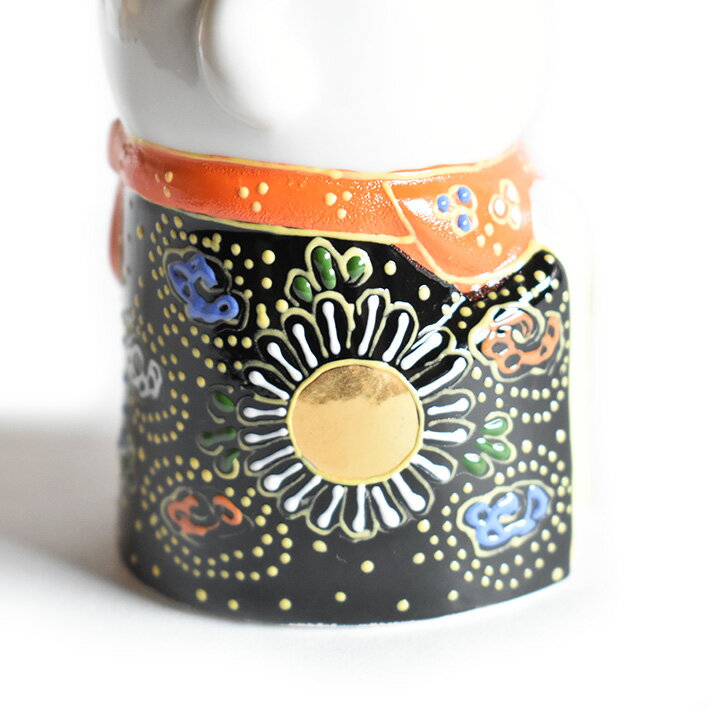 九谷焼 守苦福 お地蔵様 黒盛(高さ9cm) [2]