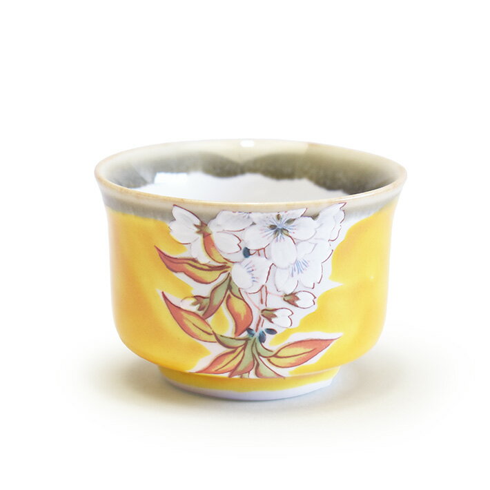 九谷焼 晩酌セット 吉田屋山桜に鳥(おちょこ ...の紹介画像2