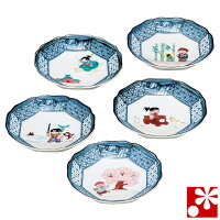 豆皿 セット( 径 13cm ) 日本むかし話( 和食器 小皿 おしゃれ かわいい アンティーク )