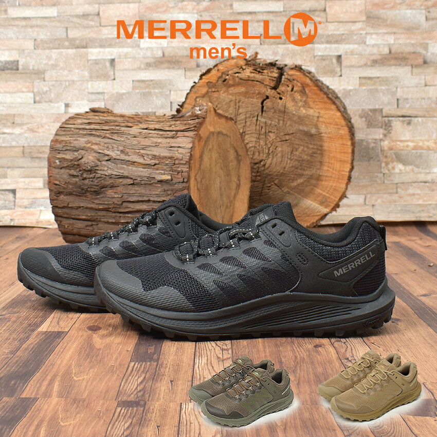 《アイテム名》 メレル ハイキングシューズ MERRELL メンズ ノバ3 タクティカル J005043 J005045 J005047 《アイテム説明》 メレルより「ノバ3 タクティカル」です。『NOVA (ノバ)』シリーズは2019年の発売以来、接地面積(ソール幅) の広さによる走行安定性や快適なフィット感、スニーカーライクな履き心地にも定評があり、幅広いファンから信頼を集めているトレイルランニングシューズ。2023年春発売の第3世代「NOVA 3」シリーズをベースに、タクティカル仕様 (軍・警察等での使用を想定した素材を用いてタフなコンディションでも対応し得るスペック) にアップデートしたのが『NOVA 3 TACTICAL』です。 最大の特徴は、耐摩耗性・撥水性に優れたバリスティックメッシュを採用したアッパー構造、長時間の活動でも足をサポートするCOMFORTBASE フットベッド、前足部のバンパー補強など、「MERRELL TACTICAL」シリーズならではのハードな環境下でも安心感のあるパフォーマンス性を発揮します。 ミッドソールは反発弾性に優れたSRC(スーパーリバウンドコンパウンド)で構成。前足部と後足部には軽量で相反するクッション性・耐久性(機能持続性)を両立させた「FloatPro(フロートプロ)」ポッドを配置。優れたクッション性と安定性に加え、従来以上の歩行推進力を提供します。またアウトソールにはメレル専用のVibramアウトソール「Vibram TC5＋」を敷設。「TACTICAL」のタフさと「TRAIL RUNNING」の柔軟さを両立させた新時代の「MERRELL TACTICAL」モデルです。 《カラー名/カラーコード/管理No.》 01.ブラック×チャコール/-/"10265300" 02.ダークコヨーテ/-/"10265301" 03.ダークオリーブ/-/"10265302" こちらの商品は、並行輸入により海外から輸入しております。製造・入荷時期により、細かい仕様の変更がある場合がございます。上記を予めご理解の上、お買い求め下さいませ。 関連ワード： シューズ スニーカー ブランド ハイキングシューズ アウトドアシューズ キャンプ レジャー スポーツ 靴 通気性 date 2023/09/07 店内検索用：US7.0(25cm) US7.5(25.5cm) US8.0(26cm) US8.5(26.5cm) US9.0(27cm) US9.5(27.5cm) US10.0(28cm)Item Spec ブランド MERRELL メレル アイテム ハイキングシューズ スタイルNo J005043 J005045 J005047 商品名 ノバ3 タクティカル 性別 メンズ 原産国 Vietnam 他 素材 アッパー：合成繊維 ラバーライナー：合成繊維アウトソール：ラバー 重量 片足：US8.0(26.0cm) 約 294g 着用時のサイズ感 細身、普通の方 標準サイズ 甲高、幅広の方 1サイズ大きめ こちらのアイテムの足入れは標準です。 ※上記サイズ感は、スタッフが実際に同一の商品を着用した結果です。 スタッフ着用の為、個人差があります。参考としてご確認ください。 サイズについて詳しくはこちらをご覧下さい。 当店では、スタジオでストロボを使用して撮影しております。商品画像はできる限り実物を再現するよう心掛けておりますが、ご利用のモニターや環境等により、実際の色見と異なる場合がございます。ご理解の上、ご購入いただけますようお願いいたします。