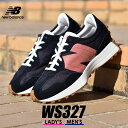 new balance 327 ニューバランス スニーカー レディース メンズ WS327 靴 シューズ ローカット ピンク ブラック 黒 ブランド スポーツ カジュアル ロゴ おしゃれ シンプル 定番 人気 通勤 通学 学生 オフィス 部活 運動 NB 大きいサイズ