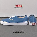 【＼祝／9周年SALE開催！】 VANS オーセンティック ブルー USA 企画 スニーカー バンズ レディース メンズ ネイビー 青 靴 シューズ ローカット スケーター スケート ローテク カジュアル ストリート 人気 おしゃれ 定番 シンプル ヴァンズ AUTHENTIC VN000EE3NVY