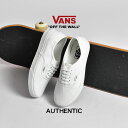 【＼祝／9周年SALE開催！】 VANS オーセンティック オーセンティック USA 企画スニーカー バンズ レディース メンズ ホワイト 白 靴 シューズ ローカット スケーター スケート ローテク カジュアル ストリート 人気 おしゃれ 定番 シンプル ヴァンズ AUTHENTIC VN000EE3W00