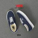 【＼祝／9周年SALE開催！】 VANS USA 企画 ERA スニーカー バンズ エラ レディース メンズ ネイビー 靴 シューズ ローカット スケーター スケート ローテク カジュアル ストリート ヴァンズ VN000EWZNVY