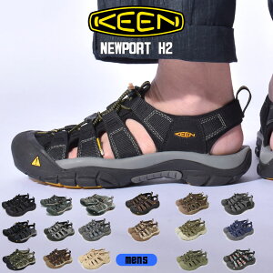 【先行サマーSALE開催中！】 KEEN キーン サンダル メンズ ニューポート H2 ブラック 黒 靴 シューズ スポーツサンダル アウトドア スポーツ 海 川 夏 レジャー レジャー NEWPORT H2